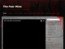 Tablet Screenshot of fearmine.com